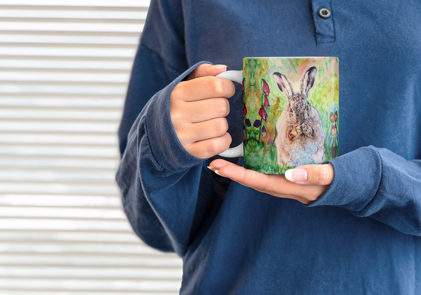 Washing Hare Mug