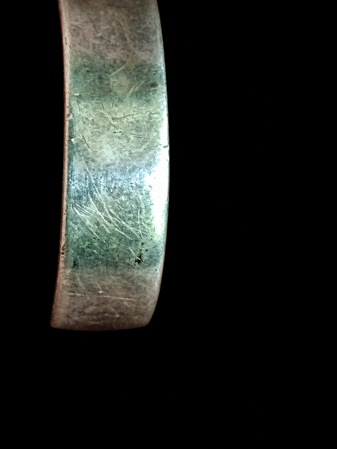 Hallmarked Bloodstone Statement Ring — Size Q — view 8