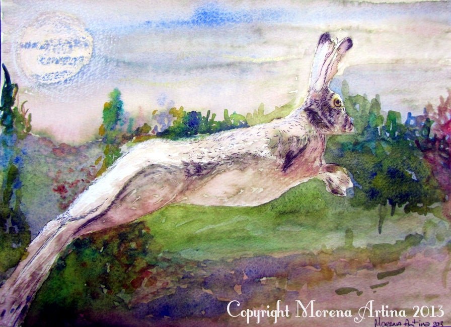 Leaping Hare — Print