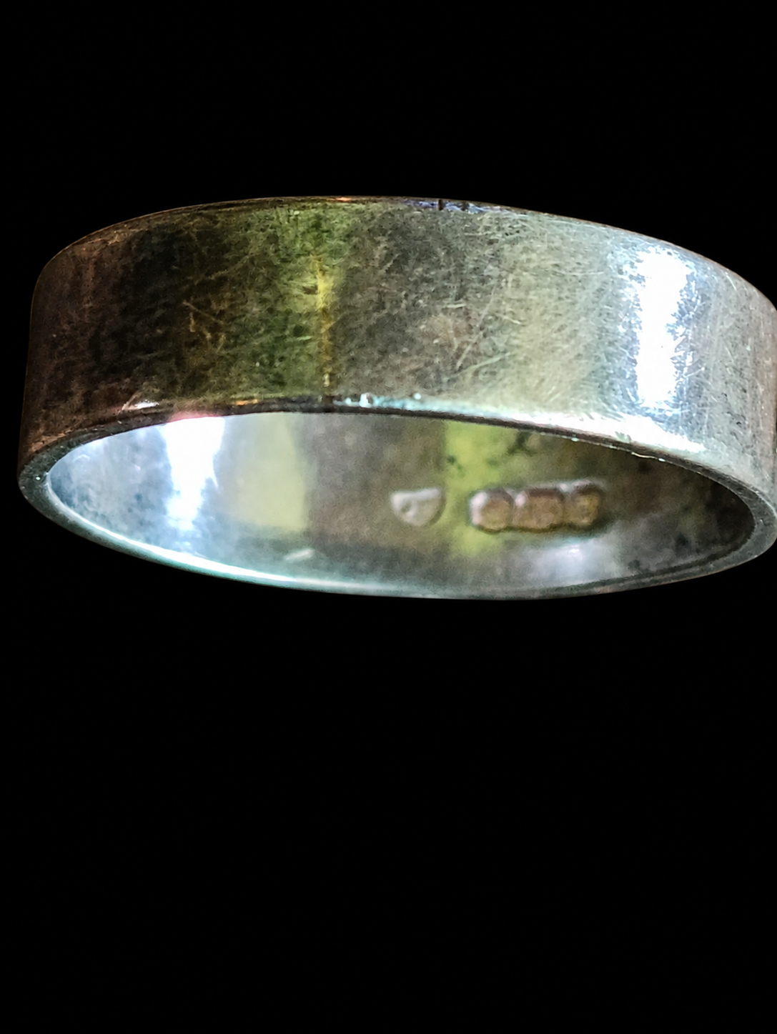 Hallmarked Bloodstone Statement Ring — Size Q — view 9