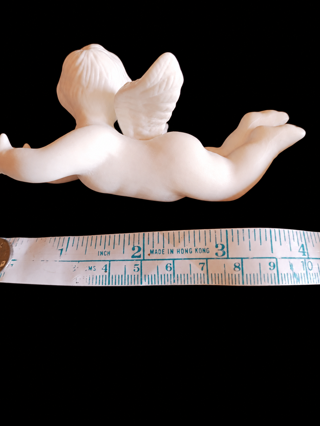 Pair of Antique Parian Ware Cherubs — view 7