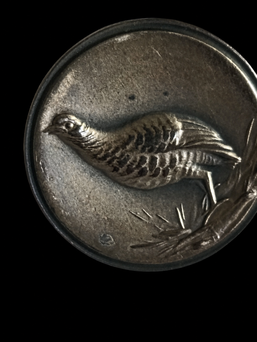 Set of Six 900 Silver Wildlife Buttons — view 12