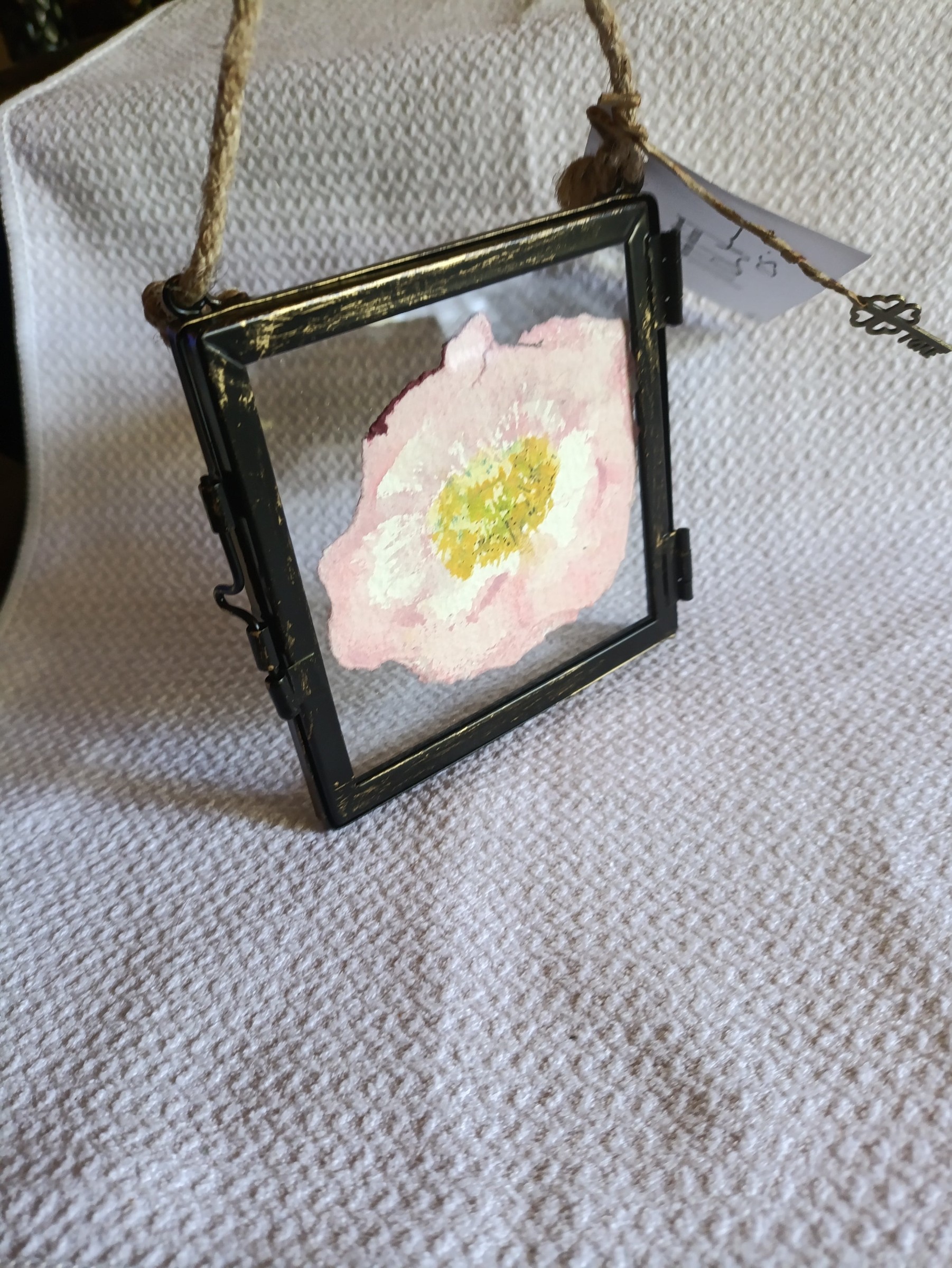 Beautiful Wild Rose Hanging Frame — view 4