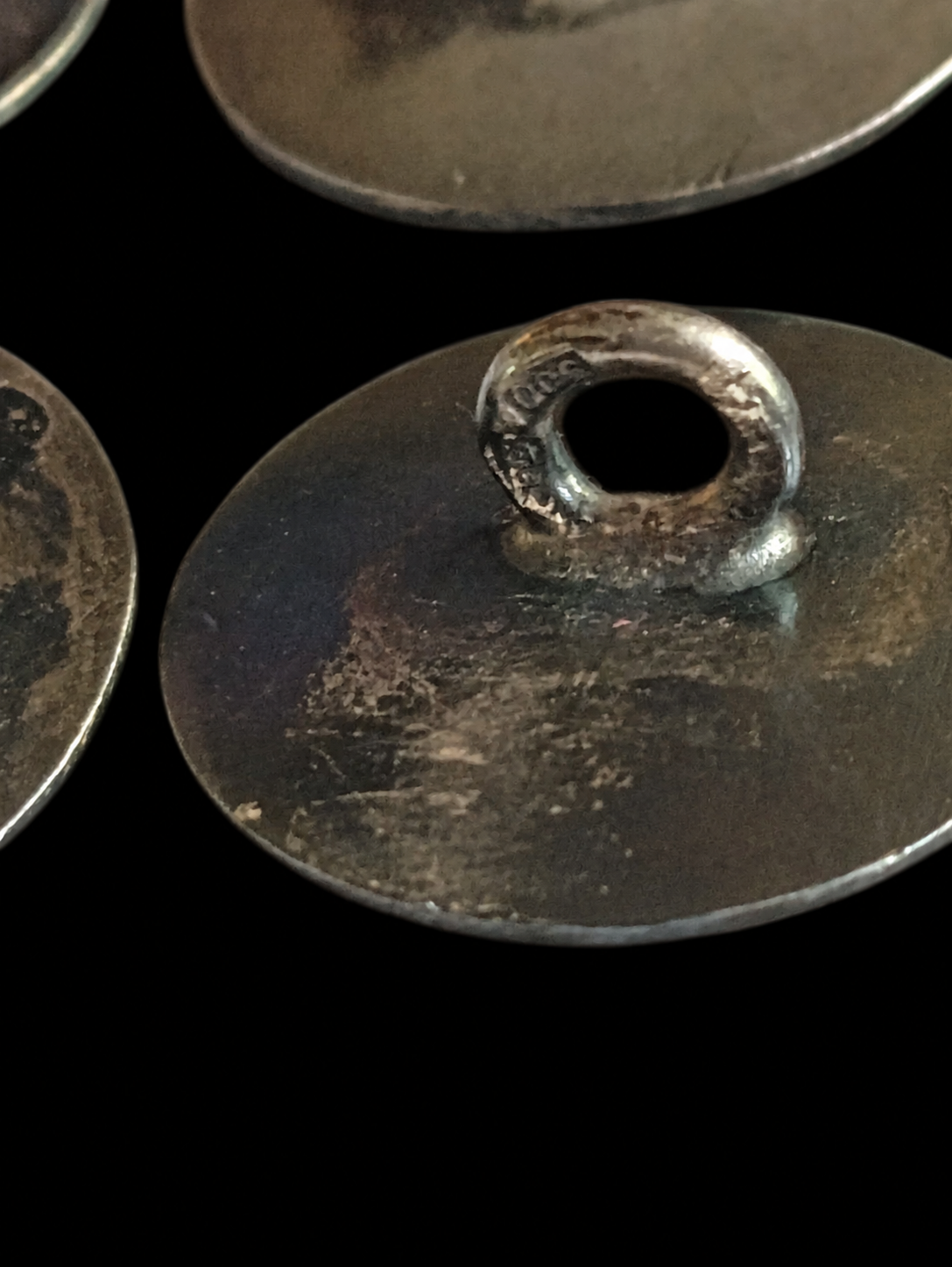 Set of Six 900 Silver Wildlife Buttons — view 18
