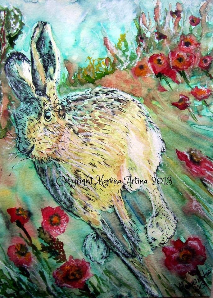 Skipping Through Poppies — Print