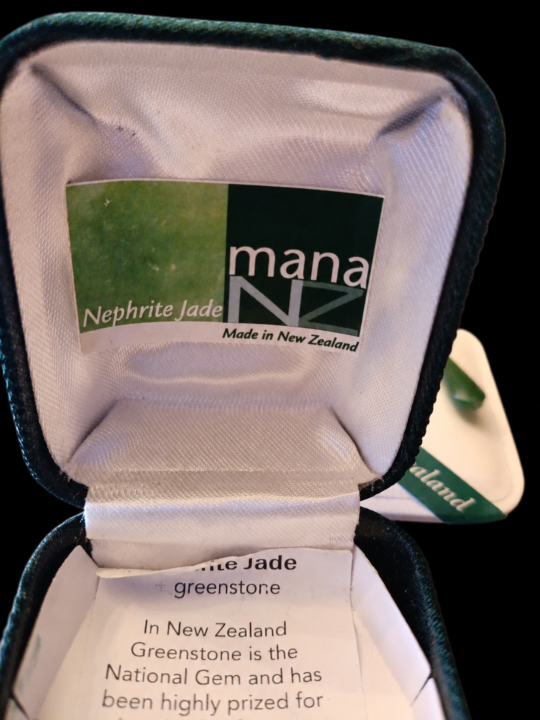 Vintage New Zealand Nephrite Jade Earrings — view 6