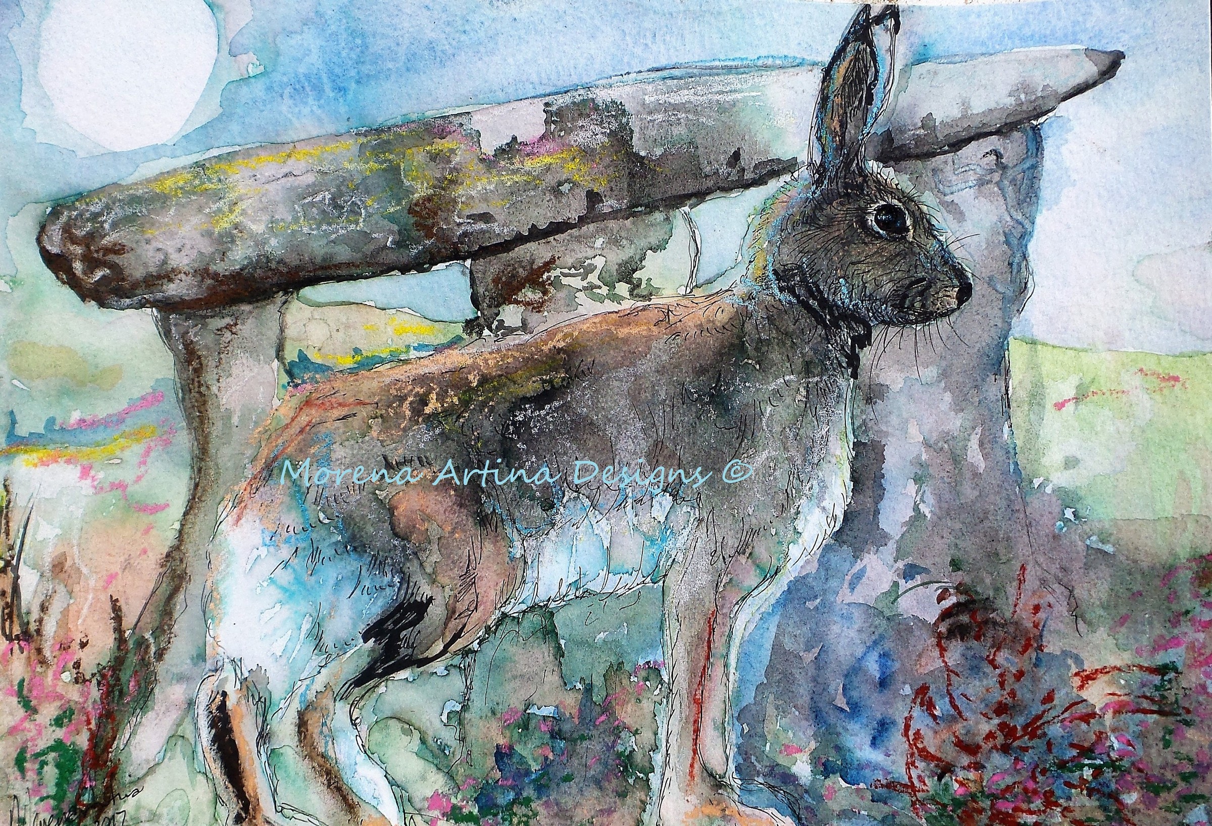 Megalith Hare — Print