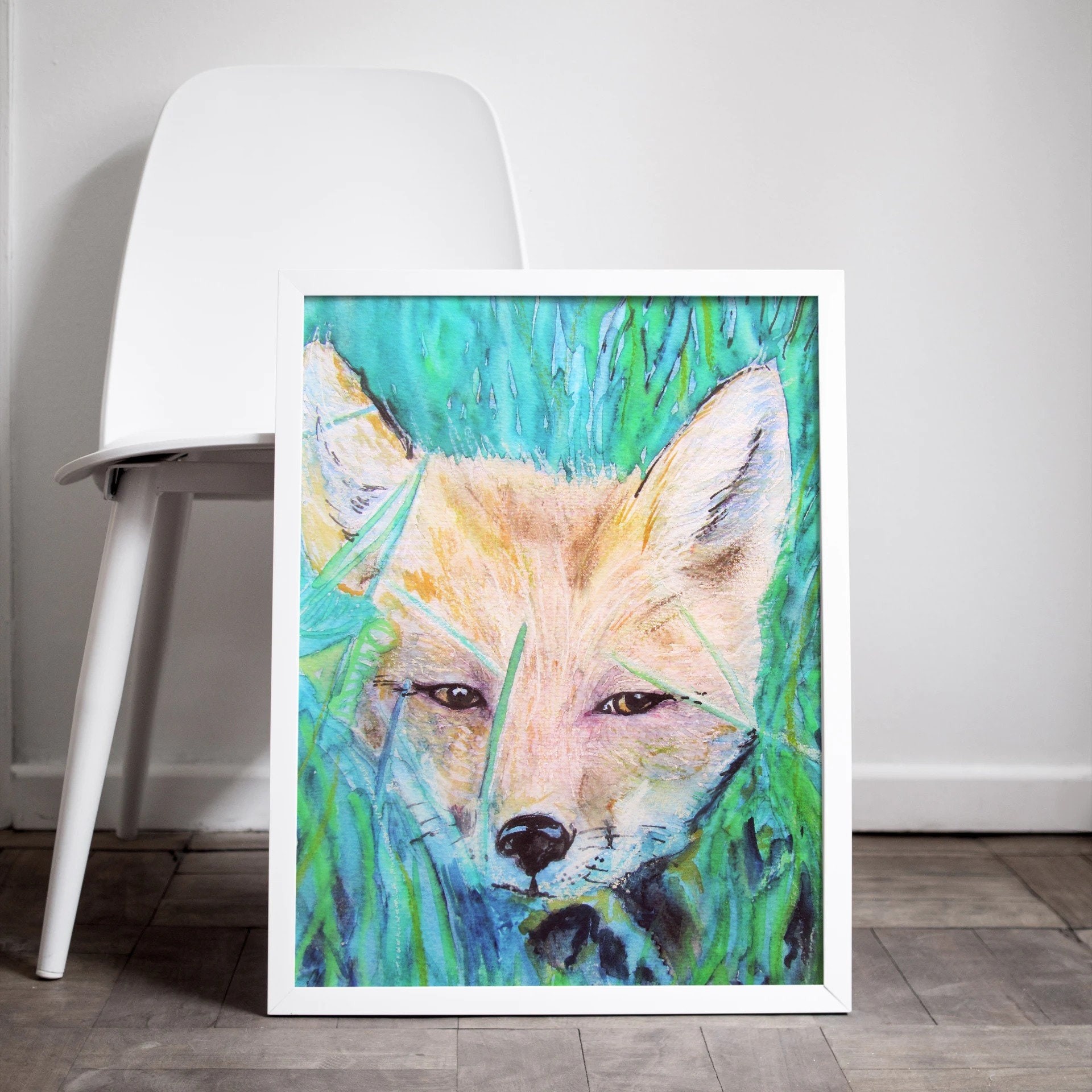 Hiding Fox — Print