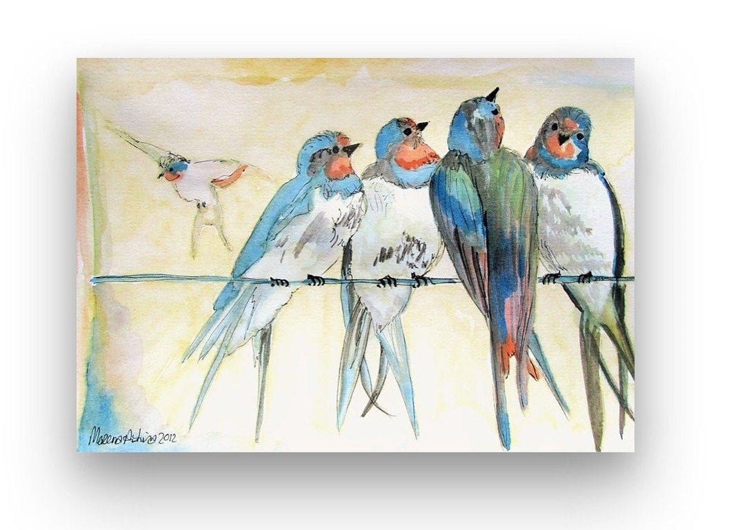 Swallows — Print
