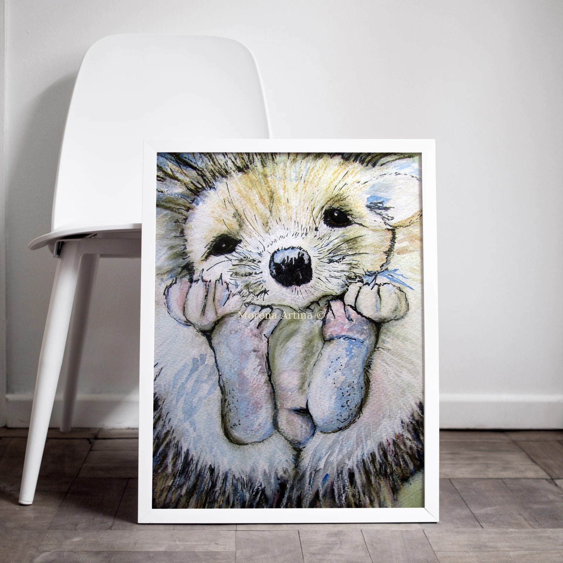 Baby Hedgehog — Print