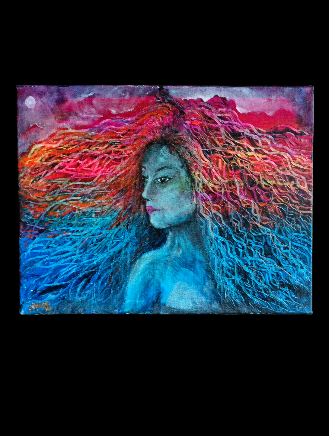 Divine Feminine — Original Acrylic Painting — view 7