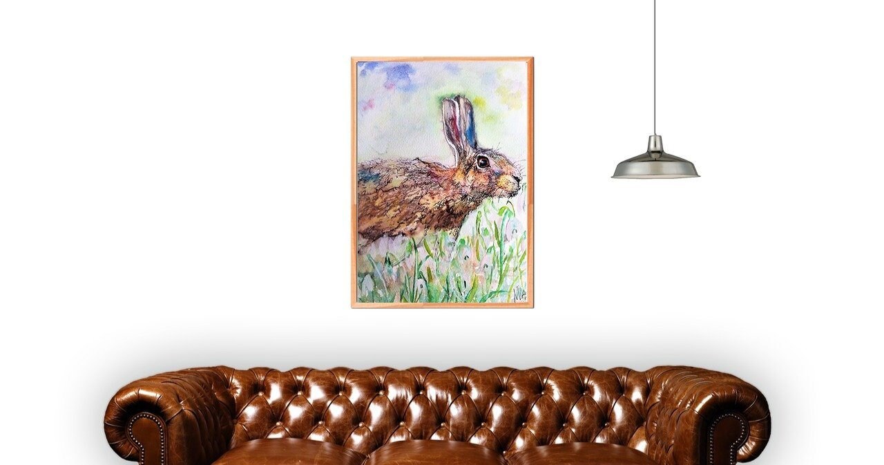 Snowdrop Hare — Print