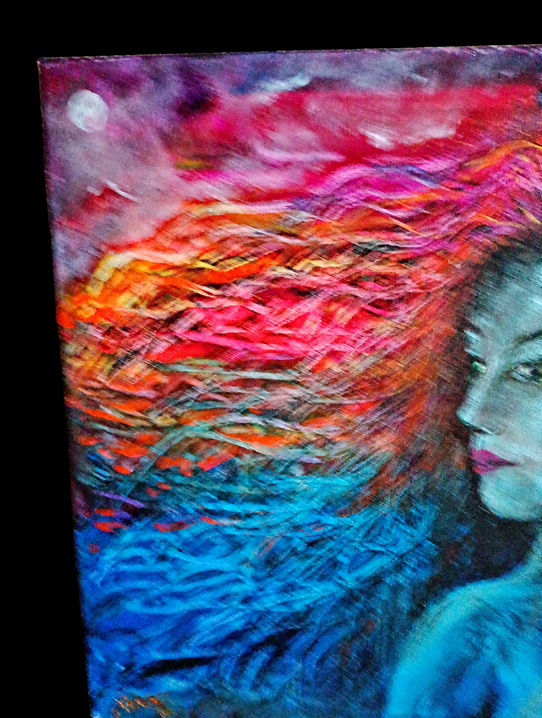 Divine Feminine — Original Acrylic Painting — view 3
