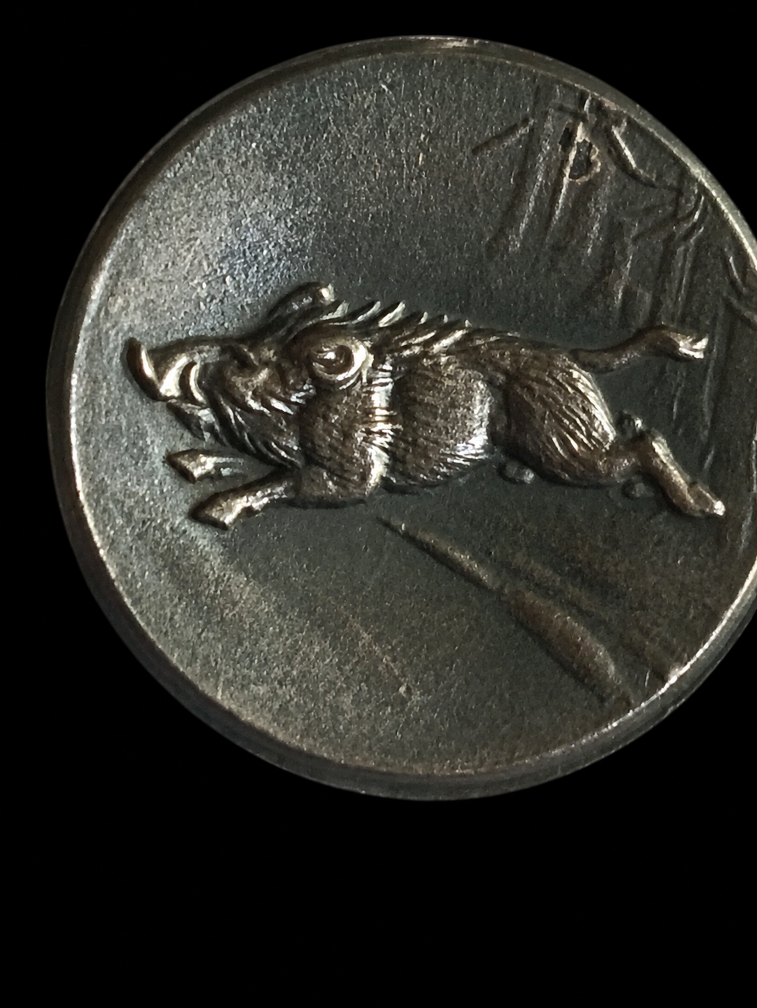Set of Six 900 Silver Wildlife Buttons — view 6