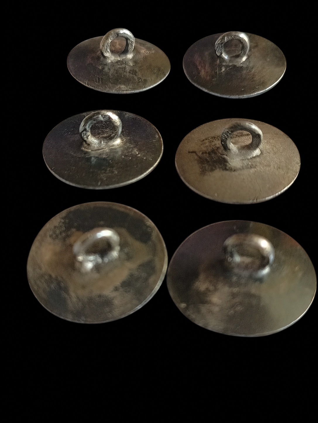 Set of Six 900 Silver Wildlife Buttons — view 13