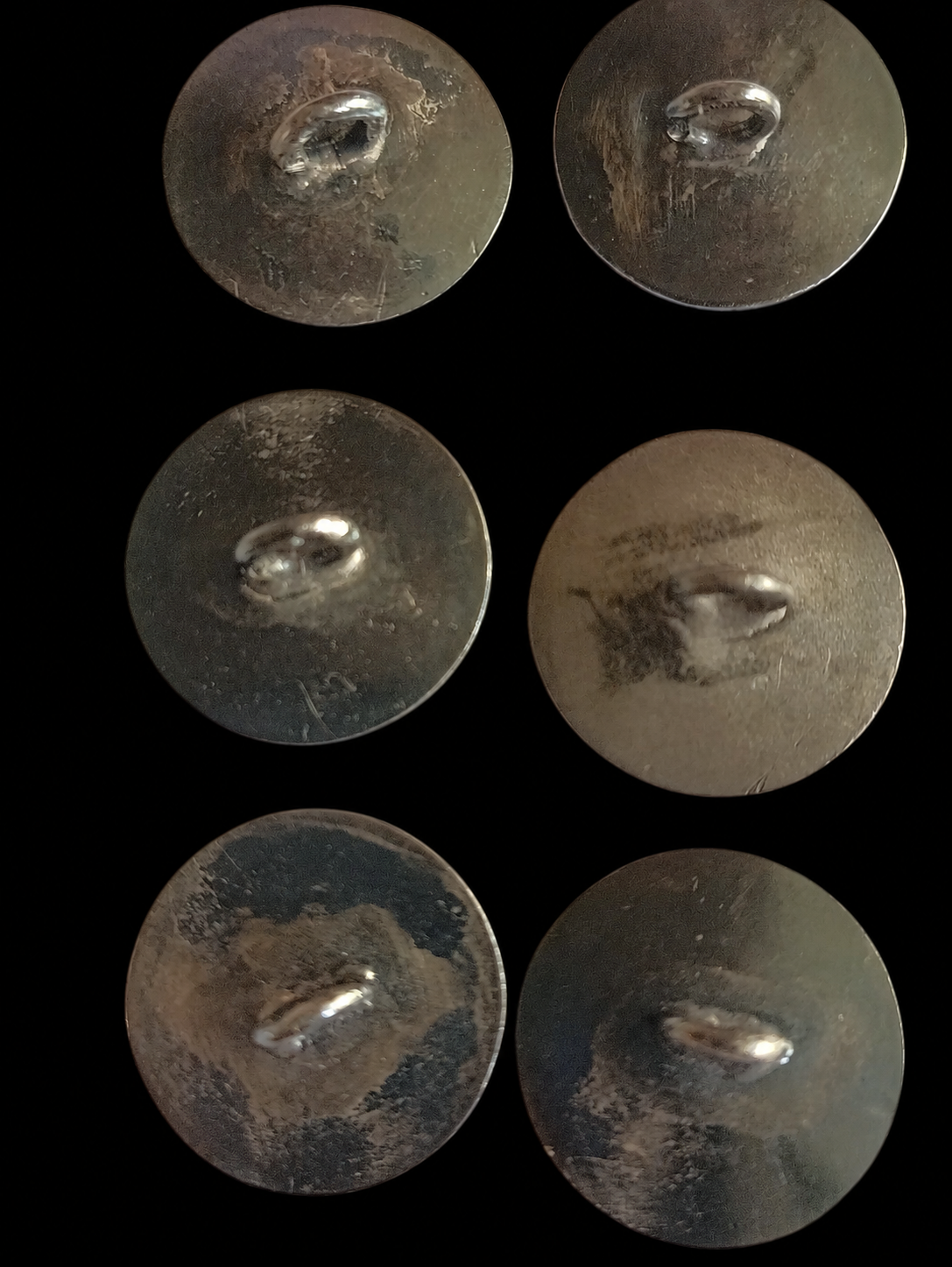 Set of Six 900 Silver Wildlife Buttons — view 14