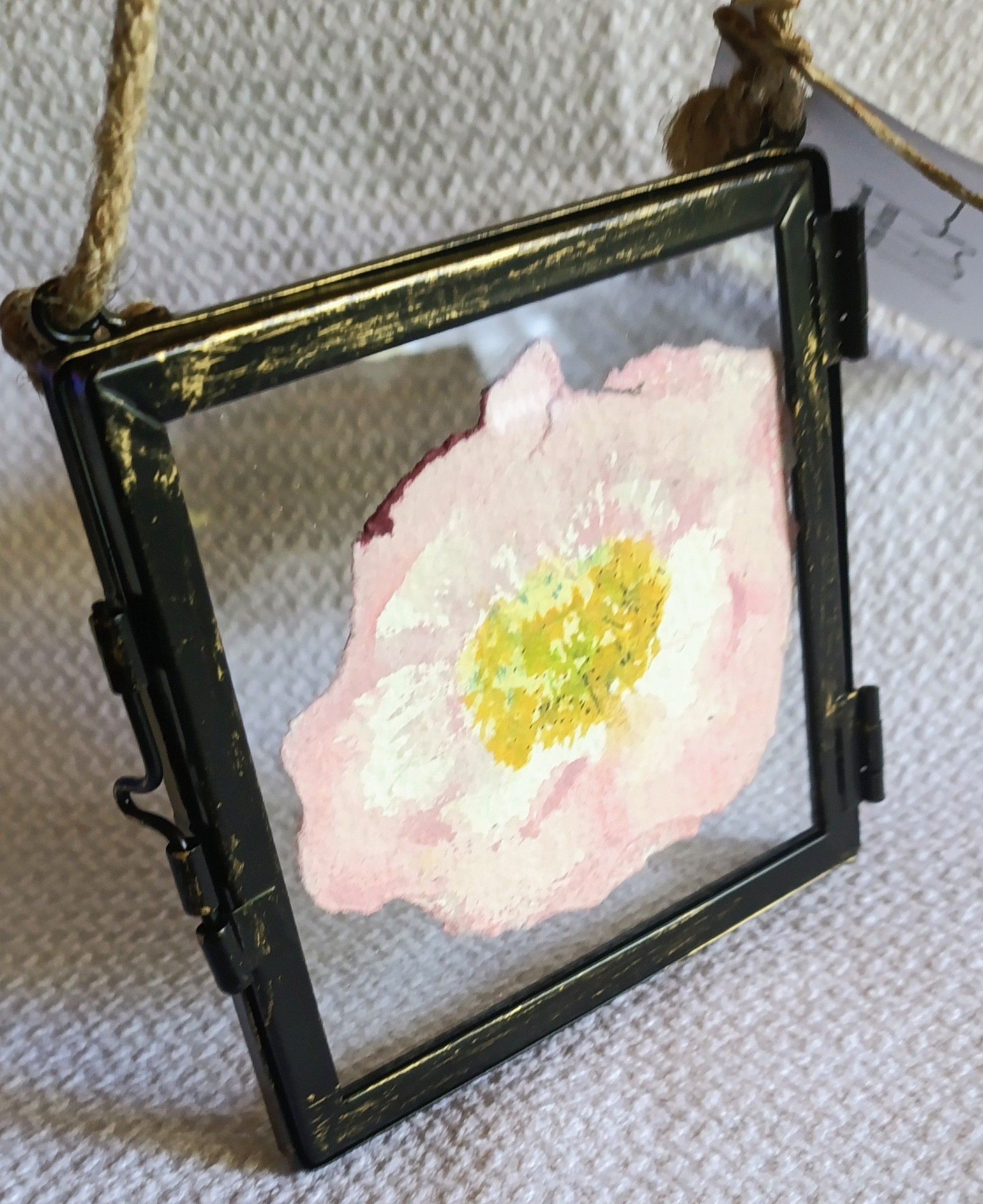Beautiful Wild Rose Hanging Frame — view 3