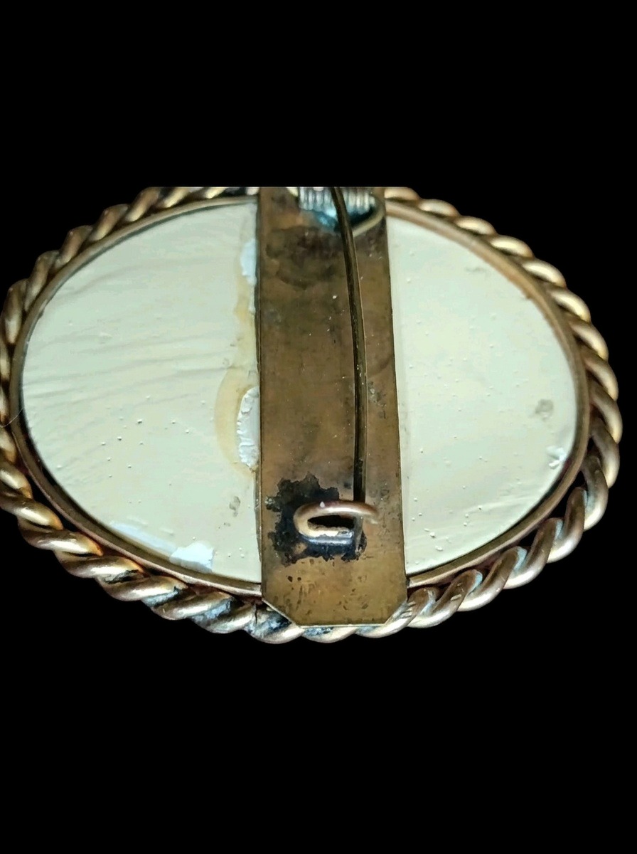 Huge Rare Cameo Brooch Grand Tour Antique — view 3