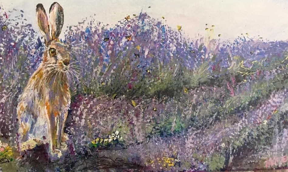 Lavender Hare — Print