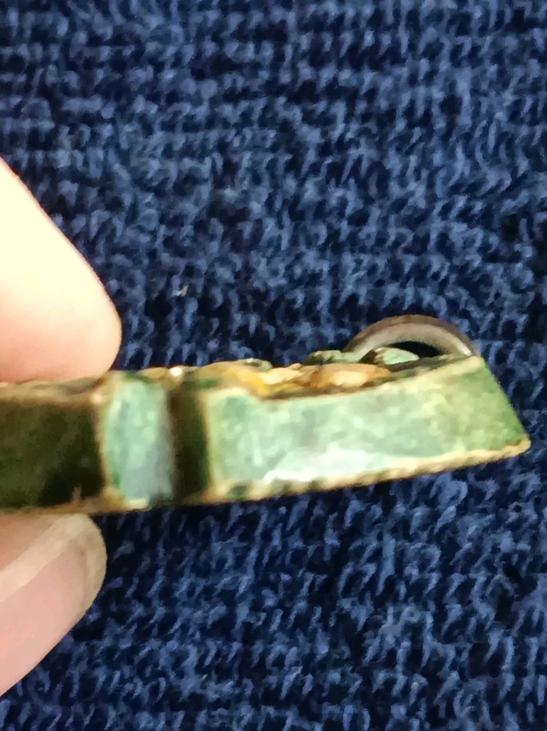 Rare Mary Seton Watts Compton Pottery Arts & Crafts ‘Three Angels’ Pendant — view 6