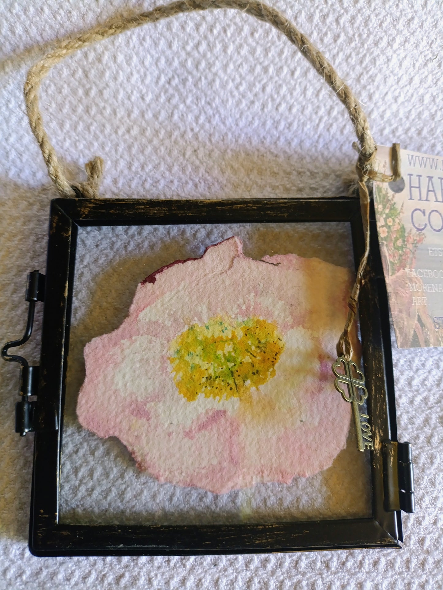 Beautiful Wild Rose Hanging Frame