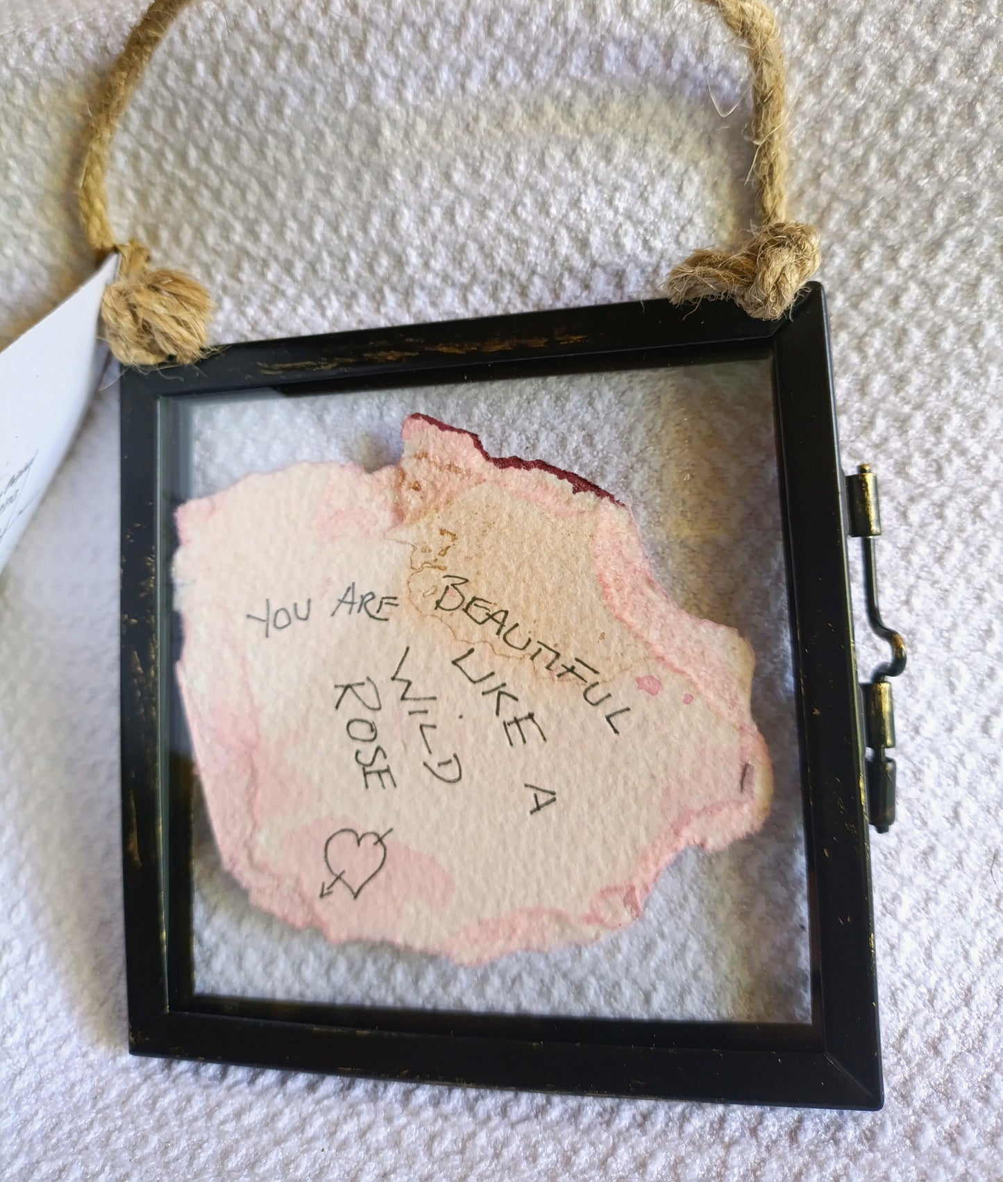 Beautiful Wild Rose Hanging Frame