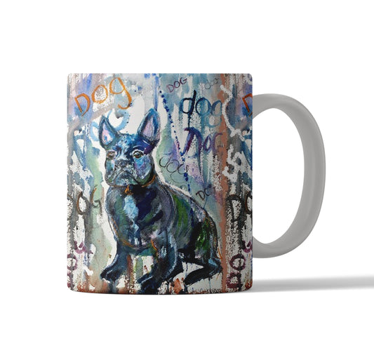 Graffiti Dog Mug