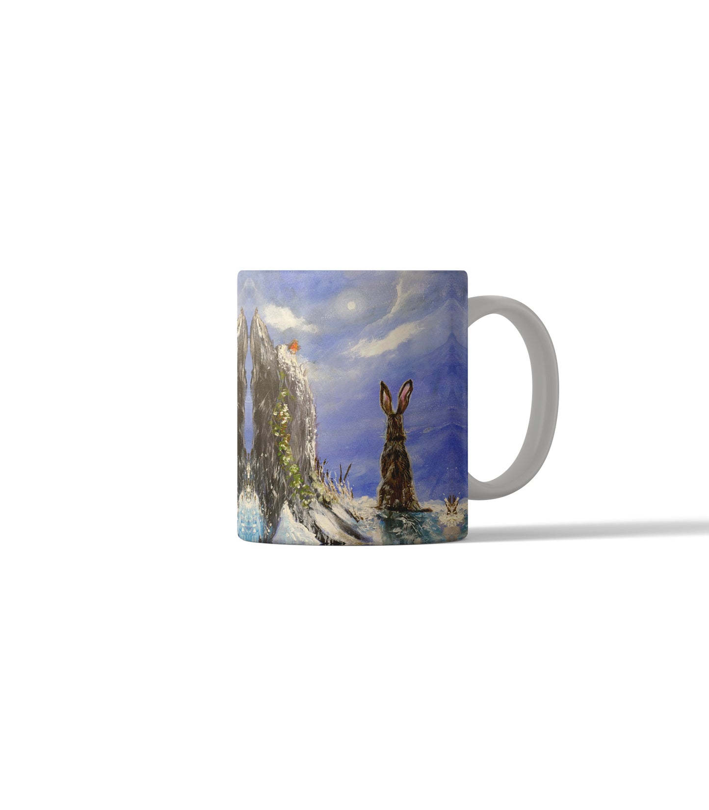 Festive When the Moon Hears Us Christmas mug