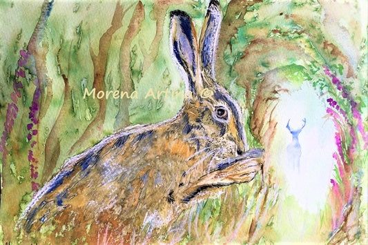 "King of the Forest" Print - Canvas / Print / Poster various sizes, from original painting