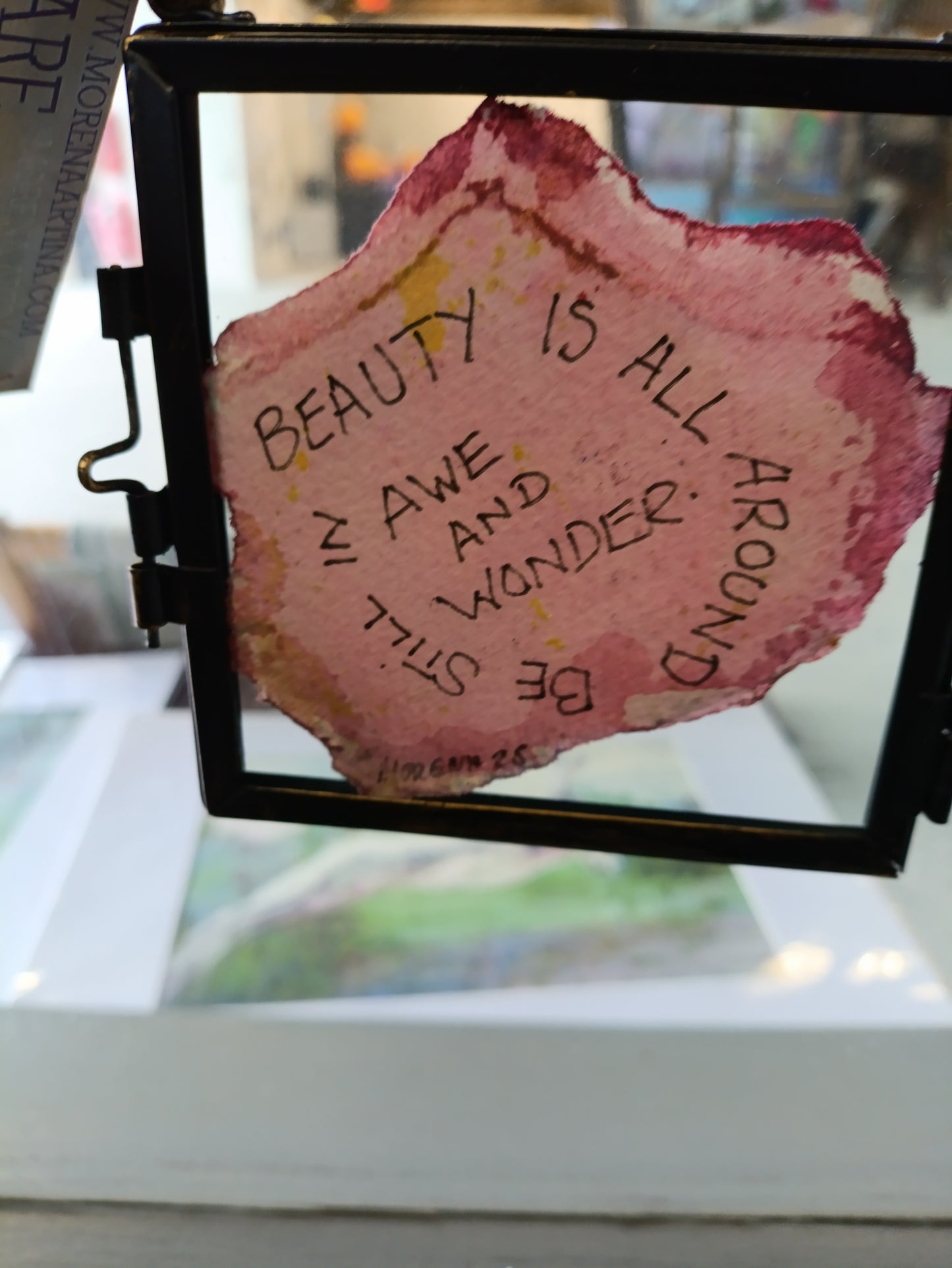 Hanging Frame Painting Beauty Blooms