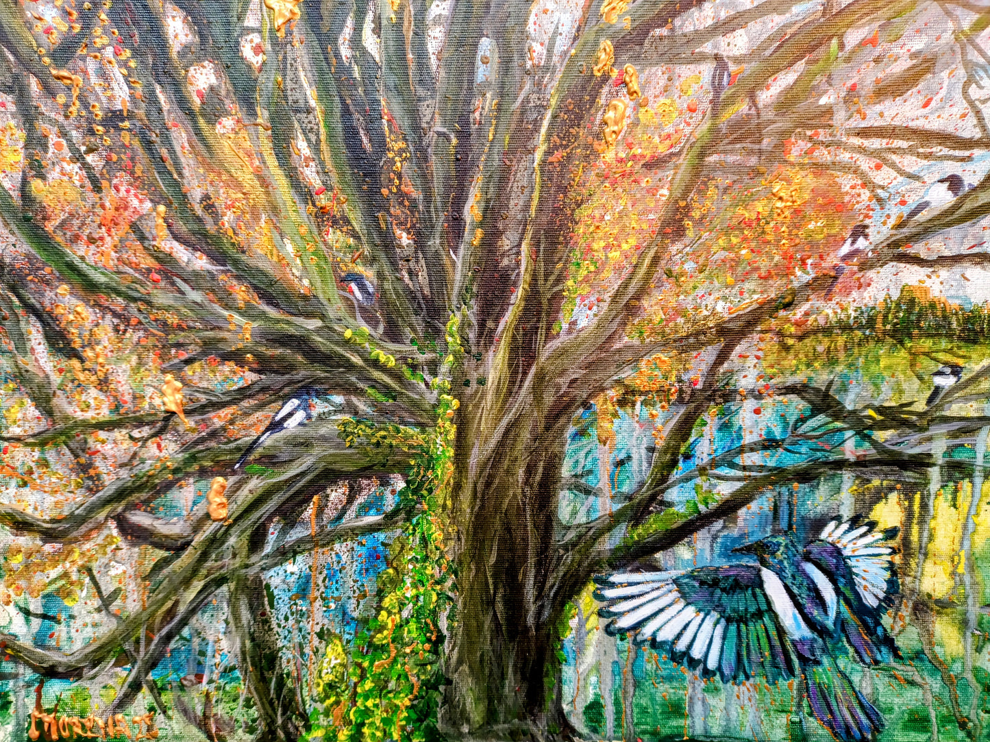 Six for Gold original painting