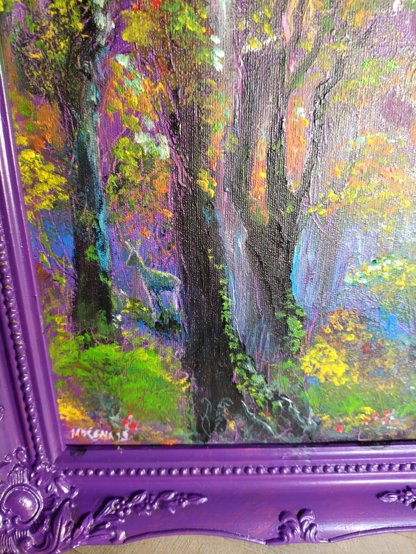 Original Painting 'When the Forest breathes'