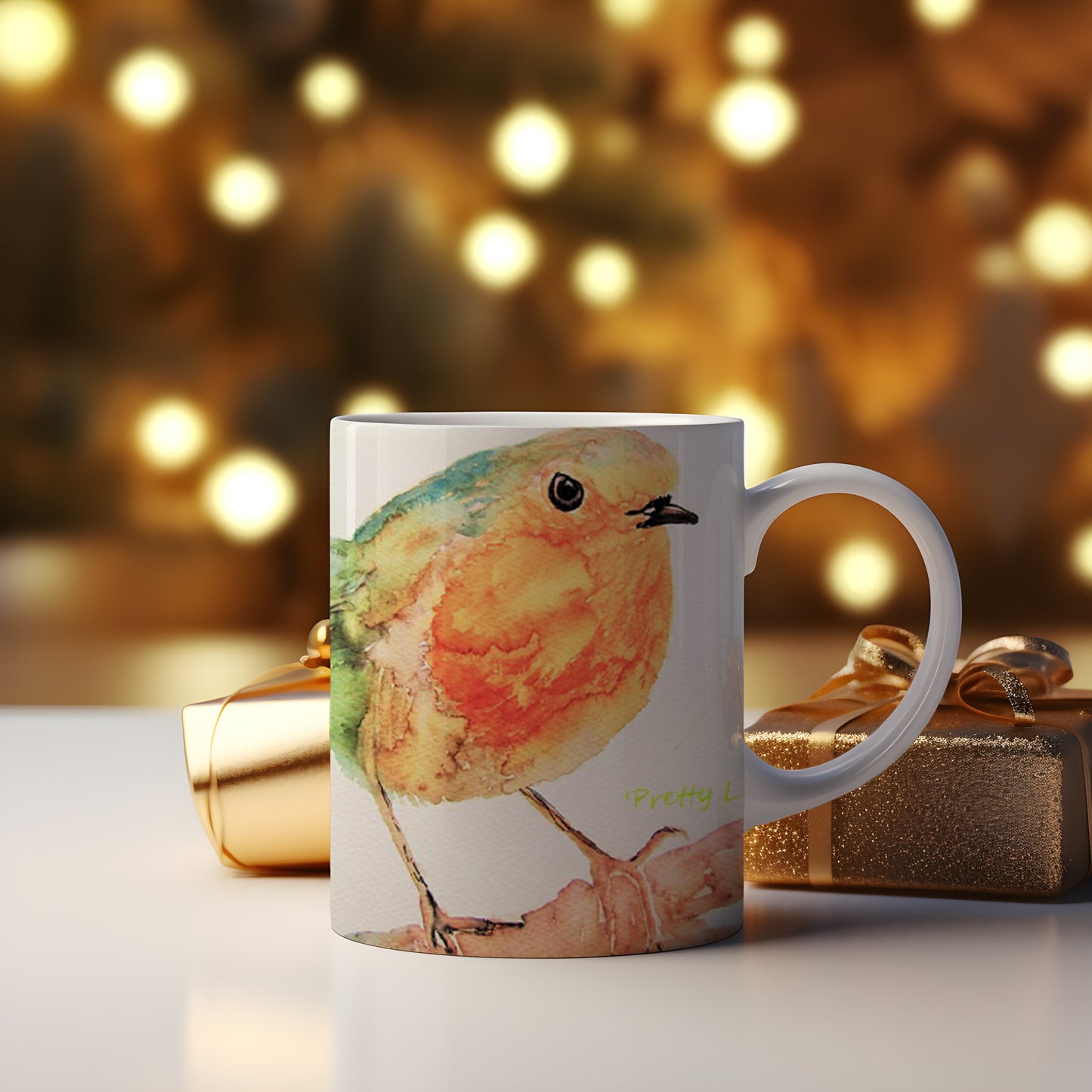 Pretty Little Robin Mug