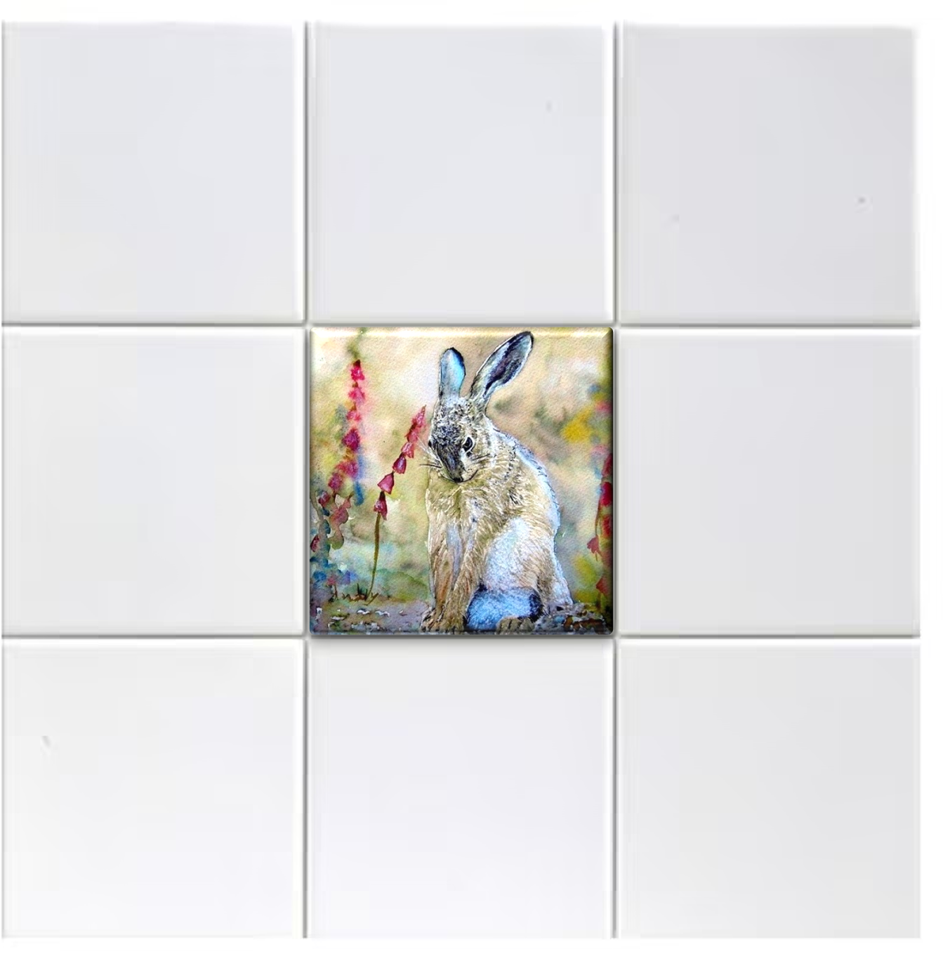Shy Hare Tile