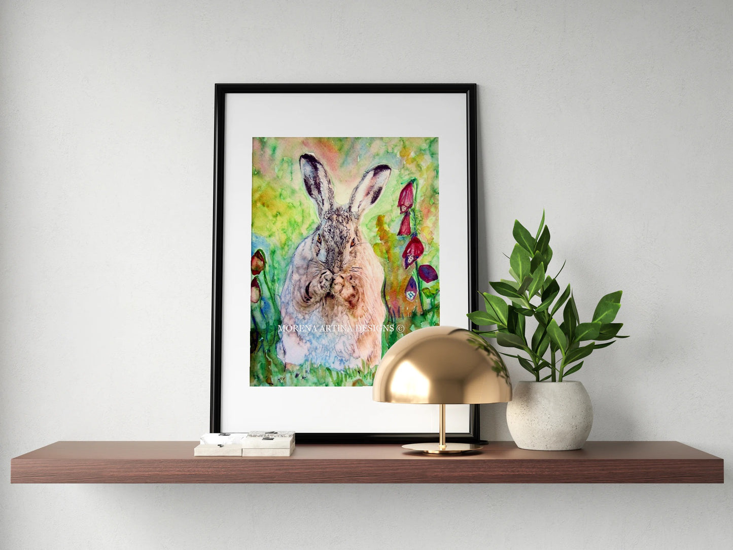 "Eating Hare" Print - Canvas / Print / Poster various sizes, from original painting