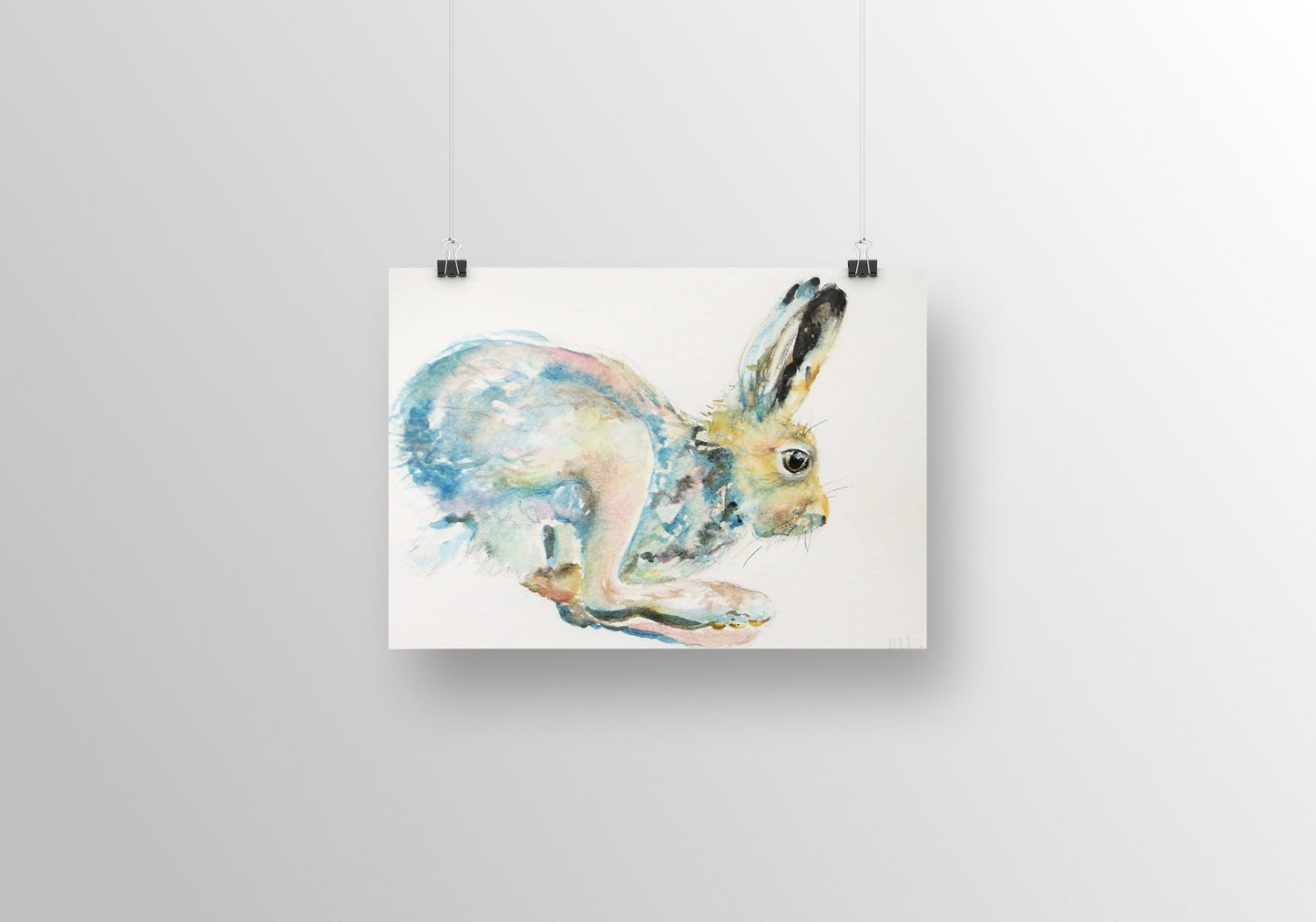 "Jumping Hare" Print - Canvas / Print / Poster various sizes, from original painting