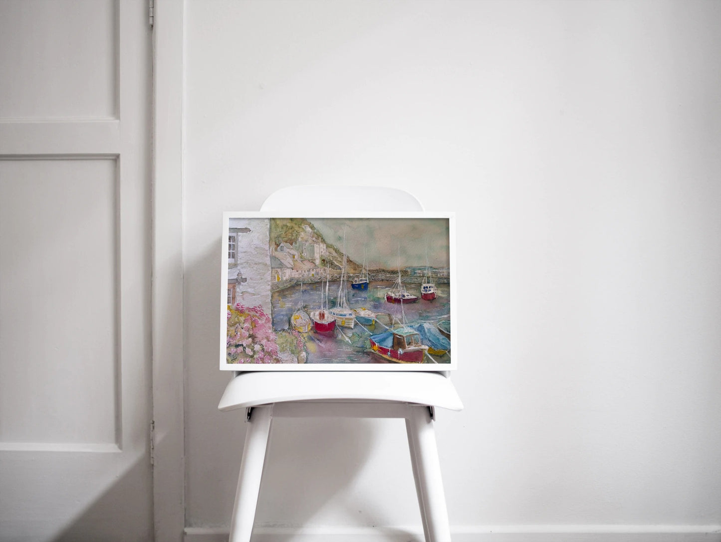 "Polperro" Print - Cornish seaside - Canvas / Print / Poster various sizes, from original painting