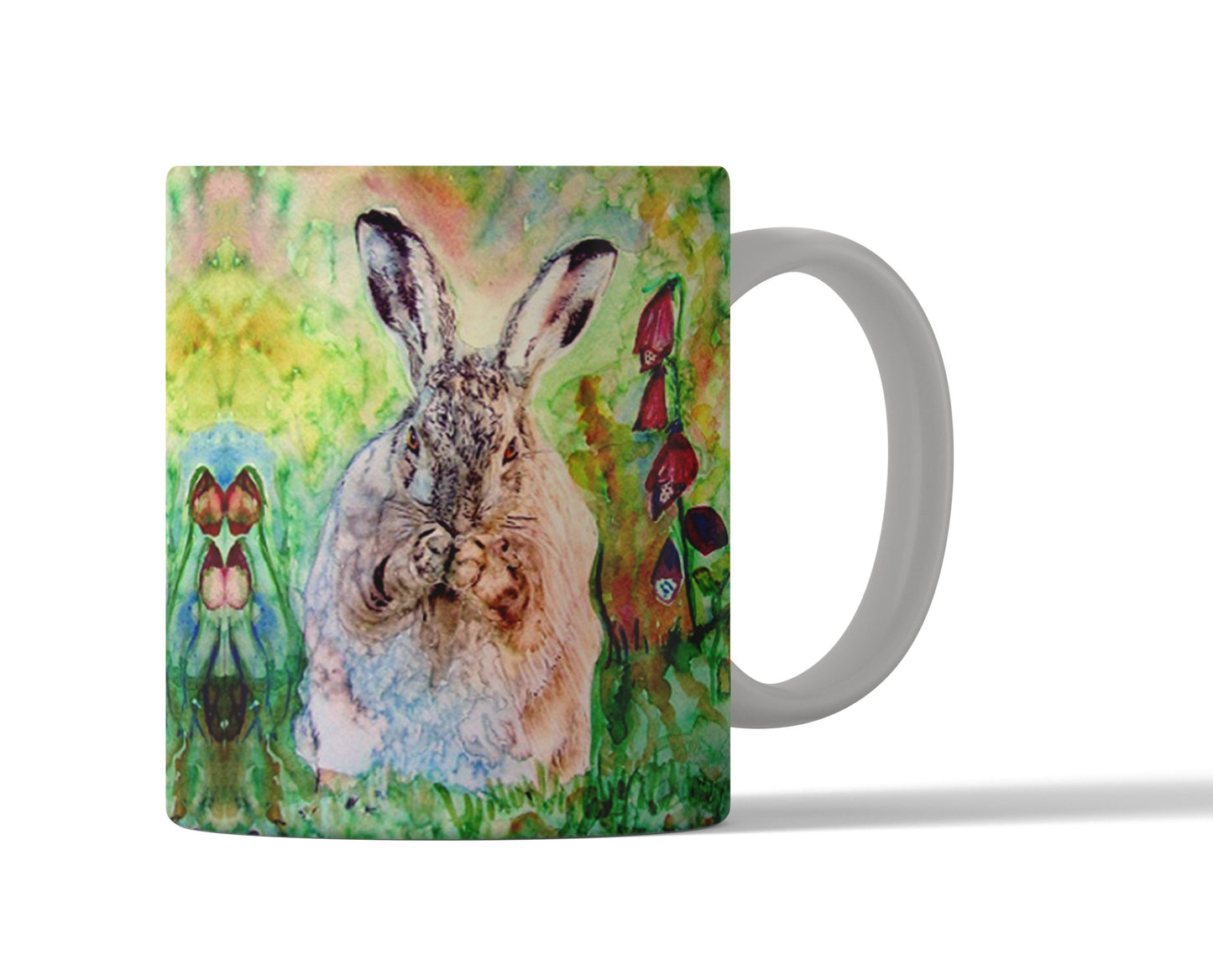 Set of 4 Hare Mugs